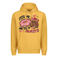 Mustard feed me donuts and tell me i'm pretty Premium Hoodie - MaliasSmallBusiness