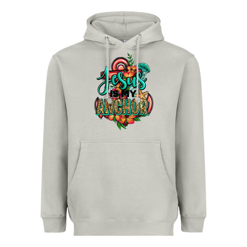 Jesus Is My Anchor Heavyweight Hoodie by Jasminsmagicworld | Teevron