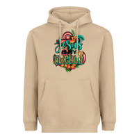 Mushroom jesus is my anchor Heavyweight Hoodie - Jasminsmagicworld