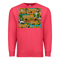 Cardinal school bus cactus sunflower Premium Sweatshirt - Artiststas