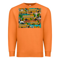 Carrot school bus cactus sunflower Premium Sweatshirt - Artiststas