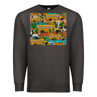 Smoke school bus cactus sunflower Premium Sweatshirt - Artiststas