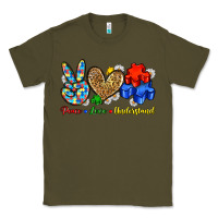 Army Green peace love understand Classic Tee - Zillion Design Studio