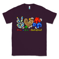 Plum peace love understand Classic Tee - Zillion Design Studio
