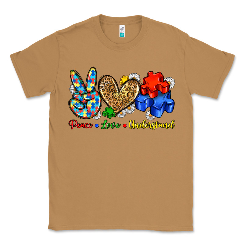 Peace Love Understand Classic Tee by Zillion Design Studio | Teevron
