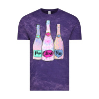 Cloud Purple pop clink fizz champagne bubbly Vintage Tee - MaliasSmallBusiness