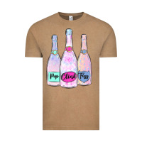 Vintage Coffee pop clink fizz champagne bubbly Vintage Tee - MaliasSmallBusiness
