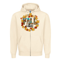 Sandshell fall vibes Zipper Hoodie - CowhideDigitalArt