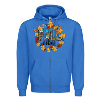 True Royal fall vibes Zipper Hoodie - CowhideDigitalArt