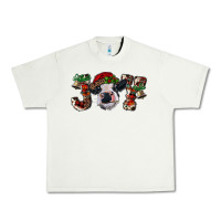 Pistachio Christmas Joy Heifer Cow Urban Heavy Tee - RanaPortraitStore