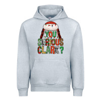 Heather Grey You serious clark Urban Hoodie - NancyCooperArtShop