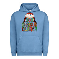 Pigment Pebble Blue You serious clark Urban Hoodie - NancyCooperArtShop