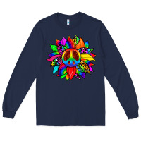 Navy pride sunflower Long Sleeve Tee - Zillion Design Studio