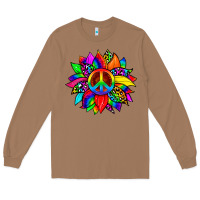 Toasted Coconut pride sunflower Long Sleeve Tee - Zillion Design Studio