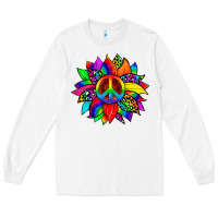 White pride sunflower Long Sleeve Tee - Zillion Design Studio