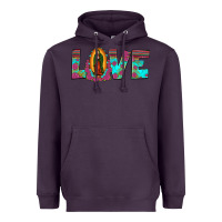 Plum love our lady of guadalupe Heavyweight Hoodie - JahusDesignShop