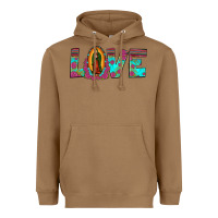 Toasted Coconut love our lady of guadalupe Heavyweight Hoodie - JahusDesignShop