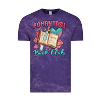 Cloud Purple romantasy book club Vintage Tee - MaliasSmallBusiness