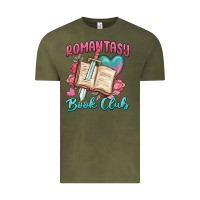 Vintage Olive romantasy book club Vintage Tee - MaliasSmallBusiness