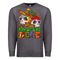 Charcoal Heather mexican day of the dead Premium Sweatshirt - AdoDesignShop
