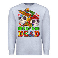 Heather Grey mexican day of the dead Premium Sweatshirt - AdoDesignShop
