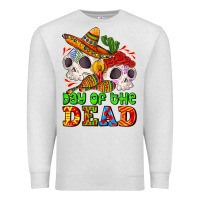 Oatmeal Heather mexican day of the dead Premium Sweatshirt - AdoDesignShop