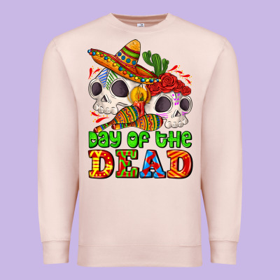 Mexican Day Of The Dead Premium Sweatshirt Designed By Adodesignshop