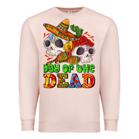 Pale Pink mexican day of the dead Premium Sweatshirt - AdoDesignShop