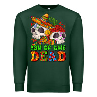 Sports Green mexican day of the dead Premium Sweatshirt - AdoDesignShop