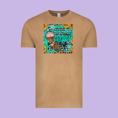 Cold Like My Soul  Mug Coaster Vintage Tee Designed By Barkaloodesign