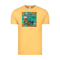 Vintage Mustard cold like my soul  mug coaster Vintage Tee - BarkalooDesign