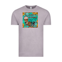 Vintage Zinc cold like my soul  mug coaster Vintage Tee - BarkalooDesign