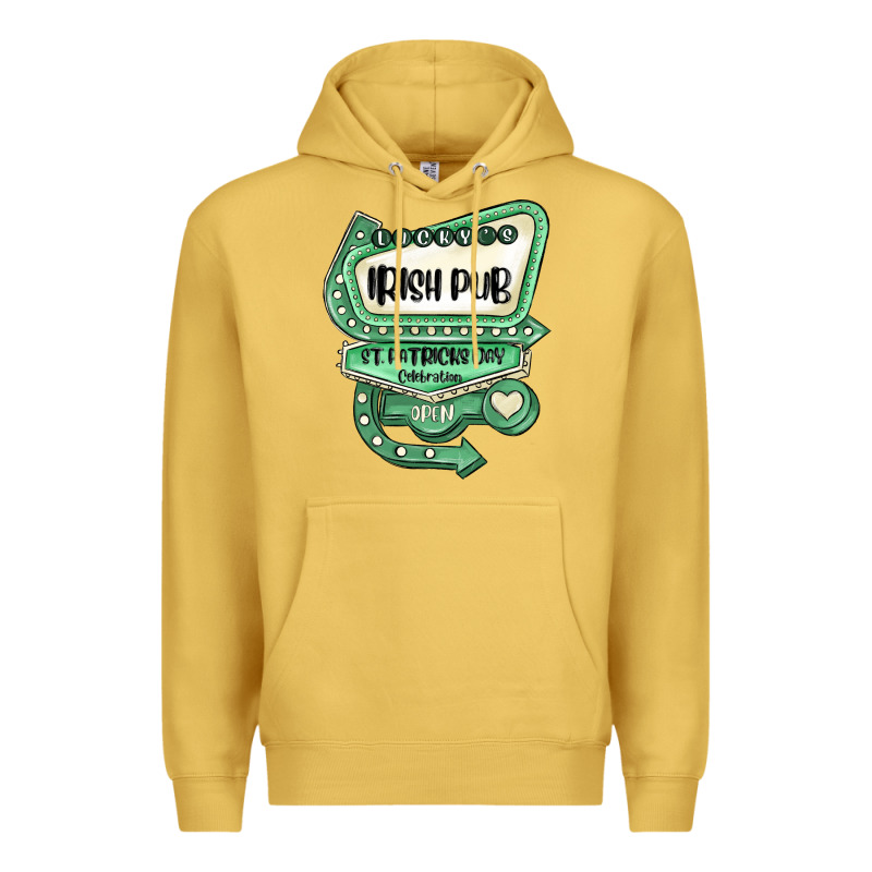 St Patricks Day ırısh Pub Premium Hoodie by MaliasSmallBusiness | Teevron