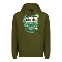 Army Green st patricks day ırısh pub Premium Hoodie - MaliasSmallBusiness