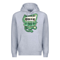 Heather Grey st patricks day ırısh pub Premium Hoodie - MaliasSmallBusiness