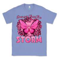 Colony Blue Stronger Than The Storm Breast Cancer Classic Tee - texasbilliewilder