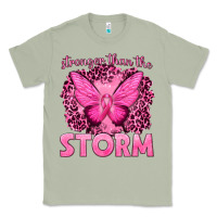 Matcha Stronger Than The Storm Breast Cancer Classic Tee - texasbilliewilder
