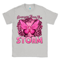 Moon Dust Stronger Than The Storm Breast Cancer Classic Tee - texasbilliewilder