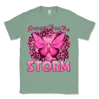 Sage Stronger Than The Storm Breast Cancer Classic Tee - texasbilliewilder