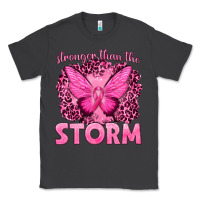 Smoke Stronger Than The Storm Breast Cancer Classic Tee - texasbilliewilder