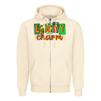 Sandshell Lucky charm st. patricks day Zipper Hoodie - Neo Western