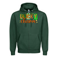 Sports Green Lucky charm st. patricks day Zipper Hoodie - Neo Western