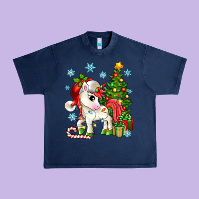 Urban Heavy Tee Christmas unicorn