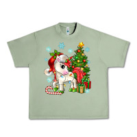 Oil Green Christmas unicorn Urban Heavy Tee - Zillion Design Studio