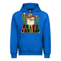 Cobalt feliz navidad mexican santa Urban Hoodie - MaliasSmallBusiness