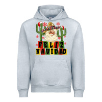Heather Grey feliz navidad mexican santa Urban Hoodie - MaliasSmallBusiness