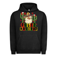 Pigment Black feliz navidad mexican santa Urban Hoodie - MaliasSmallBusiness