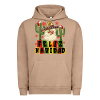 Pigment Burro feliz navidad mexican santa Urban Hoodie - MaliasSmallBusiness