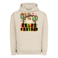 Pigment French Oak feliz navidad mexican santa Urban Hoodie - MaliasSmallBusiness