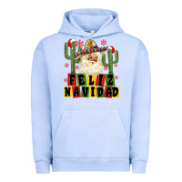 Pigment Grape Ice feliz navidad mexican santa Urban Hoodie - MaliasSmallBusiness